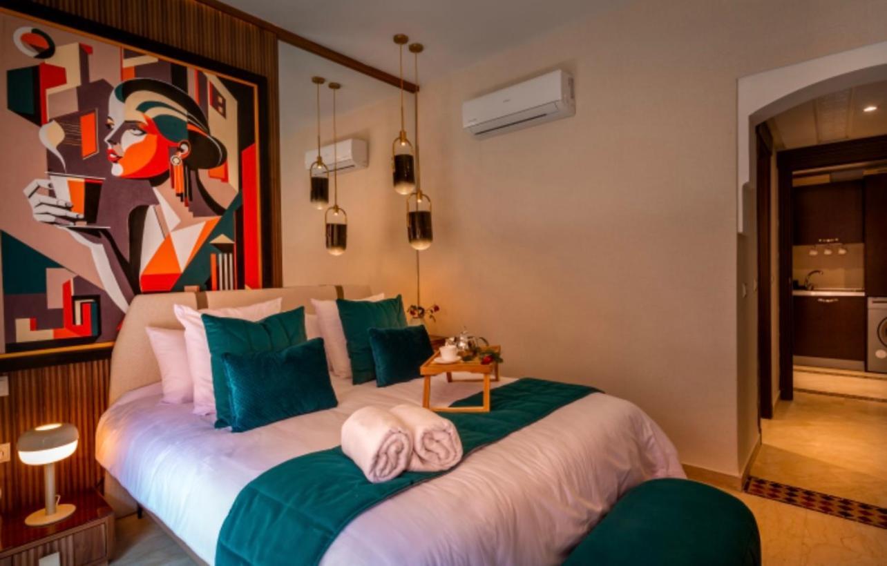 Logement De Luxe Avec Piscine, Hivernage Marrakesh Luaran gambar