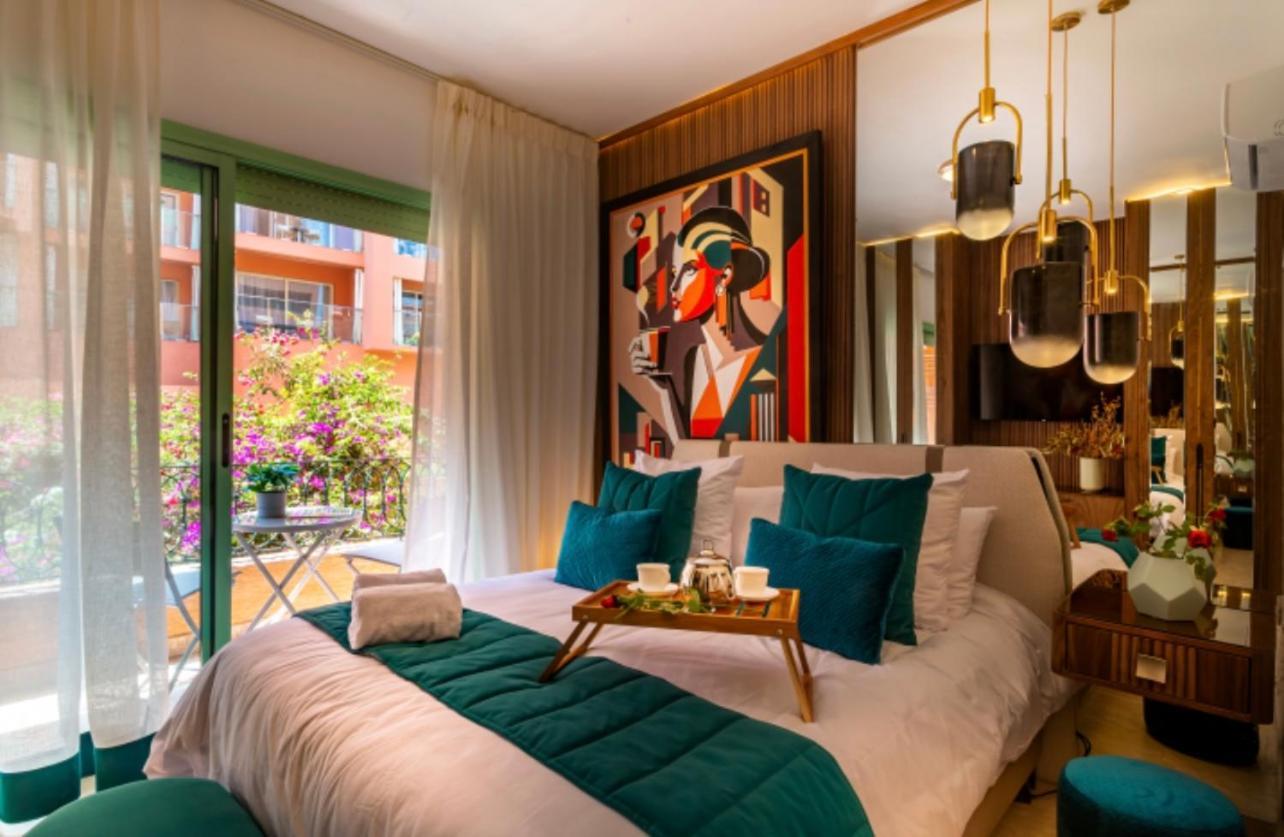 Logement De Luxe Avec Piscine, Hivernage Marrakesh Luaran gambar